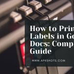 How to Print Avery Labels in Google Docs: Complete Guide